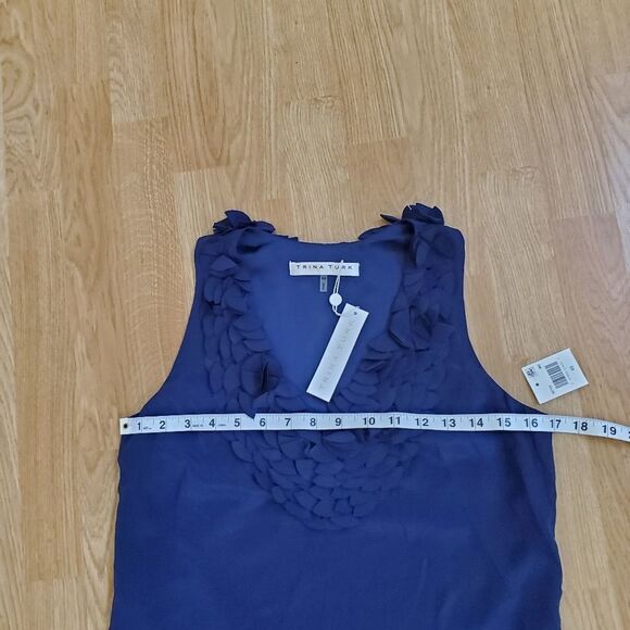 Trina Turk Ruffle-Neck Tank Top - Picture 9 of 11